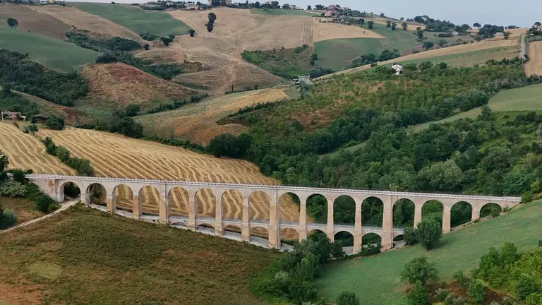 Scatto aereo realizzato con drone
